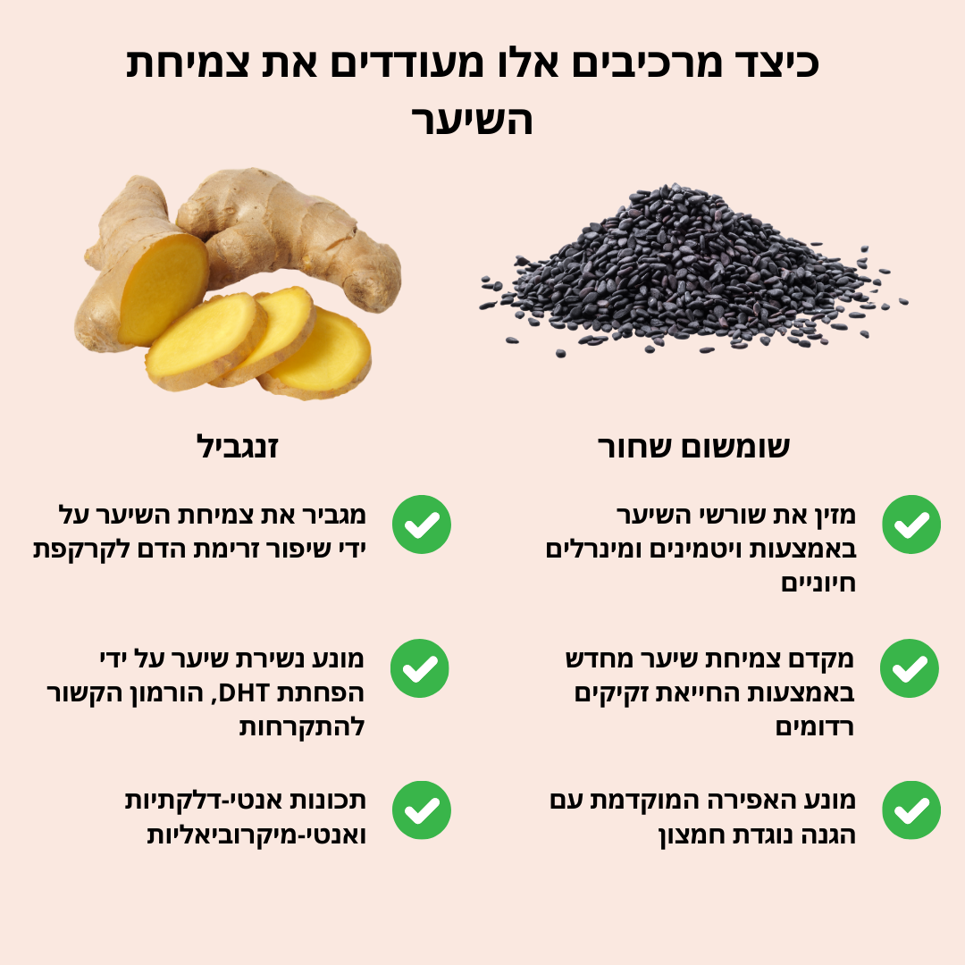 HairBoost: צמיחה מחדש ושיקום שיער עבה וחזק יותר
